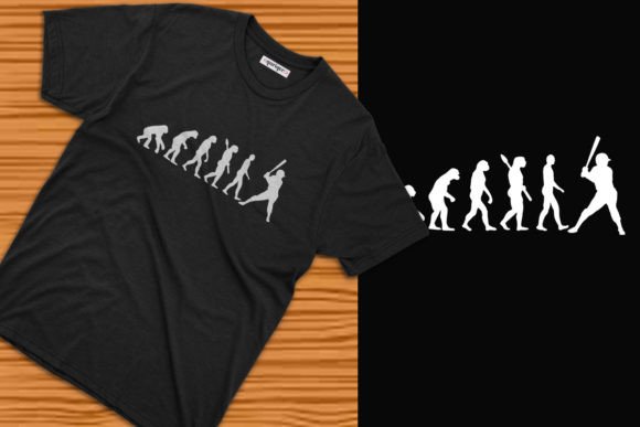 Baseball Evolation T-shirt Design: Streamlining Your Print-on-Demand Workflow