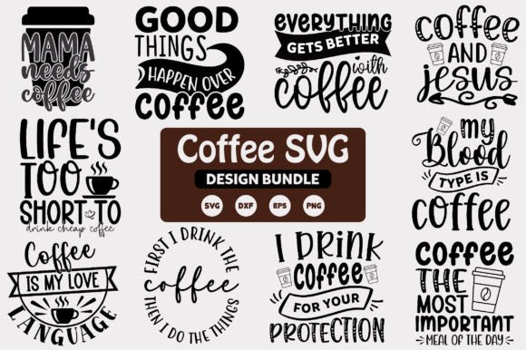 Coffee SVG Design Bundle Evaluation