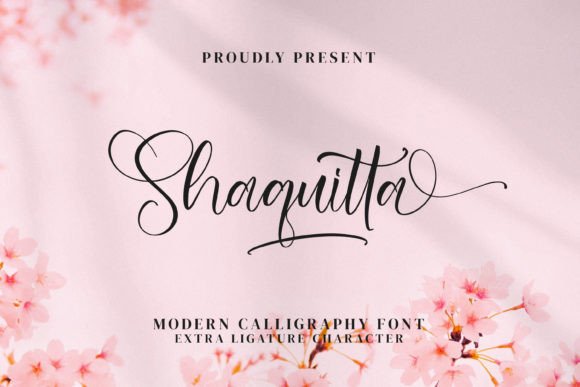 Shaquitta: Elevating Luxury Design with Modern Calligraphy